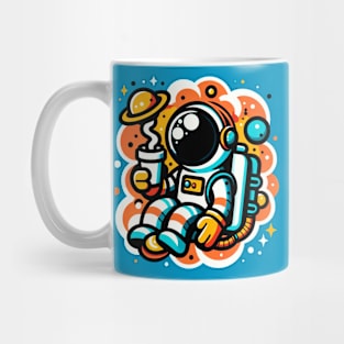 Astronaut's Space Coffee Adventure Mug